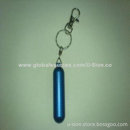 Bullet USB flash disk, golden with keychain for promotion